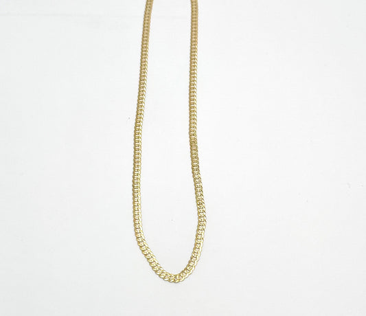 Plain Italian Cuban Chain - 20 Inches